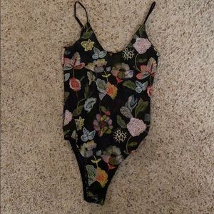 Sheer Floral Bodysuit